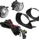 labwork 1 Pair Fog Lights Replacement for Yaris Hatchback 2006 2007 2008 Left Driver and Right Passenger Side 812200D041 812200D042