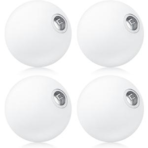 Retisee 4 Pcs Glass Globe Replacement for G9 Bulb Lighting Replacement Glass Lampshade 4 Inch Light Bulb Cover Light Fixtures, 0.8 Inch Fitter (Milky White)