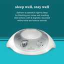 Homedics SoundSleep White Noise Sound Machine, Silver, Small Travel Size with 6 Relaxing Nature Sounds, Portable Therapy for Home, Office, Nursery, Auto-Off Timer
