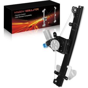 Front Right Passenger Side Power Window Regulator with Motor for:-Nissan Sentra Fe+S 2013-2016, Sentra S Sl Sr Sv 2013-2019, 2 Pins Connector OE# 80720-3SG0A 751395 80720-9AM0A