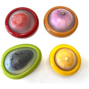 4PC Silicone Fruit and Vegetable Storage Containers Set for Fridge, Onion Storage Container, Avocado keeper,Tomato Saver,and Lemon holder