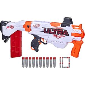 Nerf Ultra Focus Motorized Blaster, 10-Dart Clip 