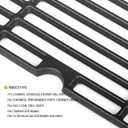 463343015 Grill Grates for Charbroil Advantage 463344015 463344116 463343819 463371116 4 Burer Grill, Cast lron Cooking Grate for Char Broil Gas2Coal 463340516 463370519 G421-0008-W1 Replacement Parts