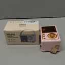 Retro Bluetooth Speaker, Wireless Mini Portable Speakers Vintage Radio Support USB/TF Card/AUX, Cute Bluetooth Speaker for Kitchen Desk Bedroom Office, Birthday Gifts for Women Teenage, Pink