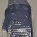 Kitsure Silicone Oven Mitts, Set of 2, Heat Resistant, Oven Gloves with Soft Lining, Non-Slip Kitchen Essentials, Kitchen Gadgets, Apartment Essentials, Great Gift for Cooking, Baking, Blue (11.42"x7.09")