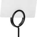 Tosnail 12 Pack 12" Tall Table Number Holders, Place Card Holder Picture and Photo Display Stands, Reserved Table Sign Holder for Centerpiece, Food Sign, Memo Note, Wedding Party Table Setting - Black