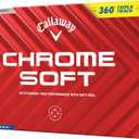 Callaway Golf Chrome Soft Golf Balls (One Dozen, 360 Triple Track (Yellow))