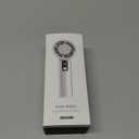 AMACOOL Handheld Fan with Ice Cooler, Mini Portable Fan Rechargeable, 18Hrs Cooling, 0-100 Adjustable Speed, Small Yet Powerful, Personal Hand Fans for Travel, Beach, Outdoor, Makeup, Gifts for Women (Black)