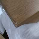 Plank+Beam Modern Rectangular Side Table with Shelf, 25", Solid Wood Narrow End Table for Living Room with Storage, Compact Bedside Table for Small Spaces, Pecan Wirebrush