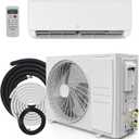 Mini Split AC/Heating System (11,500 BTU 115V, White)