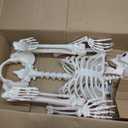 Crazy Bonez Original Pose-N-Stay Halloween Skeleton, 5 FT – Life-Size
Realistic, Fully Poseable Indoor & Outdoor Decoration, Durable Plastic Spooky Prop for Yard, Porch, Haunted House