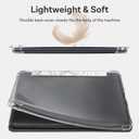 CoBak Case for Kindle Paperwhite 12th Gen 2024 (7") & Kindle Colorsoft Signature Edition (7") - New PU Leather Cover and Clear Soft Silicone Back Cover with Auto Sleep Wake Feature (Sketch Sunflower)