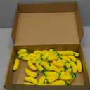Jerify 37 Pieces Mini Banana Stress Toys Stress Relief Toys with Mesh Drawstring Bag PU Banana Stretchy Toy for Birthday Party Favors