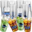 120 Pack Disposable Graduation Plastic Cups, 16 Ounce Drinking Cup Graduation Party Supplies Congrat Grad Tableware Party Favors, Blue