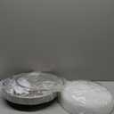 Close to Ceiling Light Fixtures, Bushed Nickel Farmhouse Ceiling Light with 2 Light for Laundry Kitchen Bedroom Bathroom, 4822-BN (Frosted Class & Brushed Nickel)