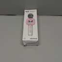 Bluetooth Karaoke Microphone Toy for Kids - Mini Portable Speaker with LED Lights, Wireless Pairing (TWS) for Duet Singing, Christmas Birthday Gift Toys for Boys & Girls Ages 2-12 (black - 1)