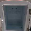 Coca Cola Mini Fridge for Bedroom Skincare Cosmatic Office 4L Small Refrigerator 6 Can Mini Dorm Fridge Portable Cooler 12V DC 110V AC Personal Travel Snacks Drinks Red
