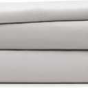 UGG Hedi Twin XL Sheet Set 3-Piece Luxury Cooling Sheets Deep Pockets Premium Bedding with 1 Pillow Sham Hypoallergenic Machine Washable Soft Lightweight Bed Set for Dorm, Twin XL, Stone Grey (Gray)