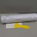 HTVRONT White Permanent Vinyl, Adhesive Vinyl Roll 12" x 40 FT for All Cutting Machine, Silhouette, Cameo Cutters, Signs, Scrapbooking, Craft, Die Cutters (Matte White)