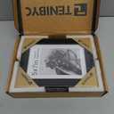 TENIBYC 5x7 Picture Frame 3 Pack - Black Woodgrain, Solid Wood & HD Tempered Glass, Table Display or Wall Hanging