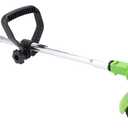 Q-FFL Adjustable Cutting Angle Weed Wacker, Lightweight Cordless Grass Trimmer, 3 Types Blades, Adjustable Height Brush Cutter for Home Garden (Size : One Battery one Charge)