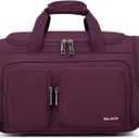 MILADA Underseat Carry On Luggage Bags for Travel Lightweight Foldable Carry On Bags for Airplanes Small Duffle Bag for Men Women TSA Approved Underseat Bag Travel Tote Bags, Purple