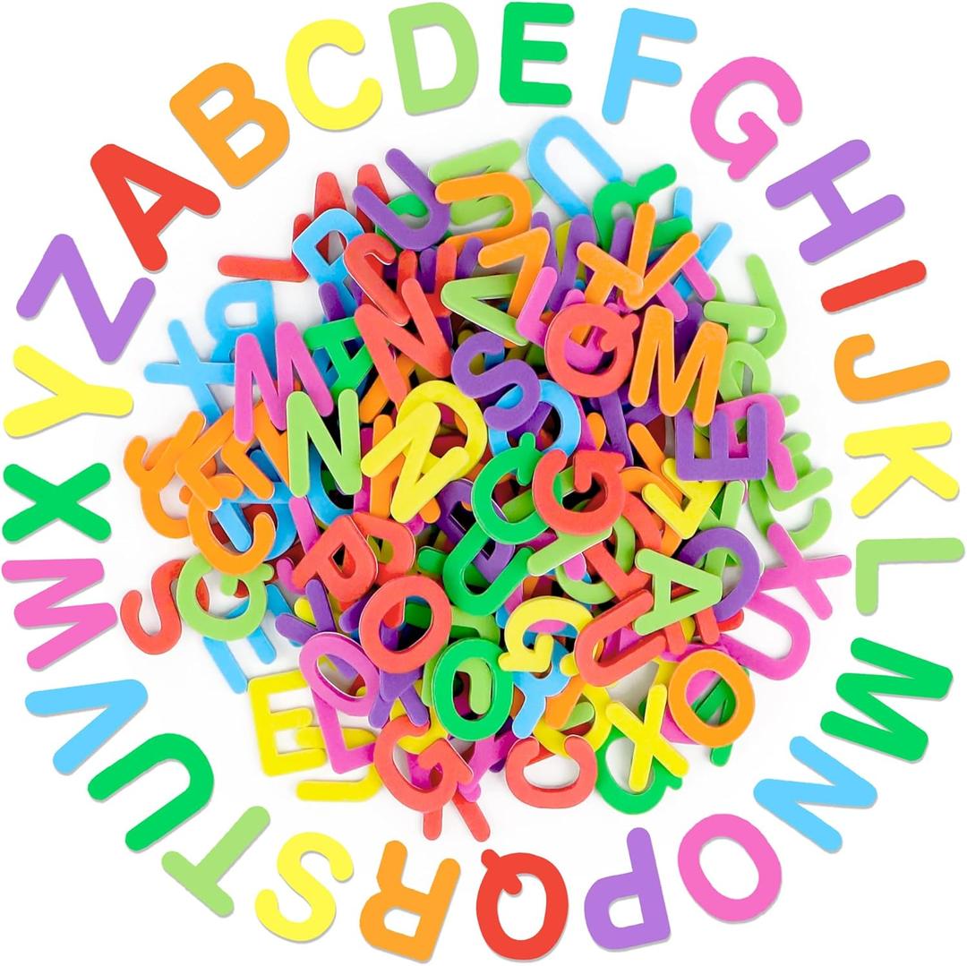 1312 PCS Letter Stickers, Foam Letter Stickers, Self Adhesive ABC Alphabet Sticker, Foam Sticker for DIY Crafts, Stick On Letters for School Project Scrapbooking Supplies Party Decorations, 8 Colors (Colorful)