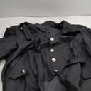 Men's Vintage Tailcoat Jacket Gothic Victorian Coat Uniform Halloween Costume with Pocket (X-Large, Black)
