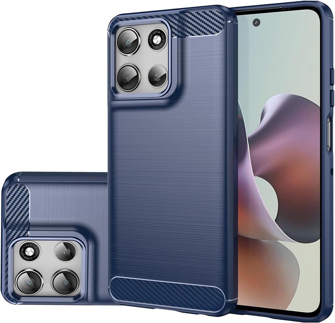 Case for Moto G56 5G Case/Moto G66Y/Moto G66J, Slim Thin Phone Cover TPU Soft Back Cases Anti-Scratch Shockproof Protective Cover for Motorola Moto G56 5G Blue