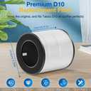 D10 Replacement Filter Compatible with Tailulu D10 Air Purifier, 3-in-1 HEPA D10 Replacement Filter, 2 Pack