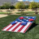 GoSports 4 x 2 ft Ultra Portable Cornhole Board Set - Choose LED Lights or Standard - Regulation Size Corn Hole Games for Adults, Perfect for Tailgating and Camping - Includes 8 Bean Bags & Rules