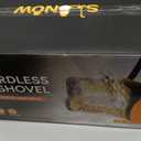 Cordless Snow Shovel, 20V Electric Snow Blower Compatible with De-Wait(No Battery), 13.5 Inch Cordless Snow Removal Shovel with Directional Plate - Yellow