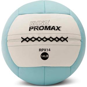 Champion Sports RPX14 Rhino Promax Slam Balls, 14 lb, Soft Shell with Non-Slip Grip, Medicine Wall Exercise Ball for Weightlifting, Plyometrics, Cross Training, & Home Gym Fitness