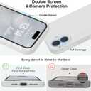 Vooii Compatible with iPhone 16 Plus Case, Liquid Silicone Upgrade [Camera Protection] [Soft Anti-Scratch Microfiber Lining] Shockproof Phone Case for iPhone 16 Plus 6.7 inch - White