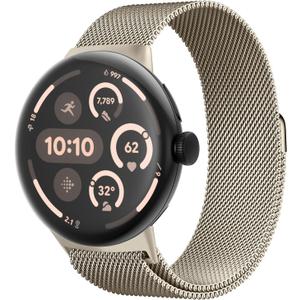 Milanese Loop for Google Pixel watch 4/3 45mm Band 41mm/Pixel Watch 2 Band 41mm, for Google Pixel Watch Bands Women/Men, Stainless Steel Metal Mesh Strap Clasp Replacement Wristband Bracelet Correa