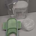 Dog Food Container, 3-5 Lb Dog Food Storage Containers with Airtight,Thicken the Lid, Large Pour Spout Cat Food Container with Measuring Cups,Portable Travel PetFood Storage Container (White)