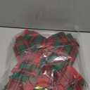 Aneco 6 Pack Red and Green Buffalo Plaid Christmas Wreaths Velvet Bows for Indoor and Outdoor Decorations (9 x 12 inches)
