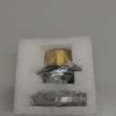 Brushed Nickel Tub Drain Lift &Turn Tub Trim Set with Two-Hole Overflow Faceplate Conversion Kit Assembly, Hidrop Bathtub Drain Replacement Trim Kit and Universal Fine/Coarse Thread