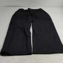 Ecavus Women's Maternity Jeans Over Belly Wide Leg Comfy Stretch Denim Pants with Pockets, XS-XXL (Large, Black)