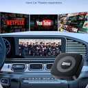 Ai Magic Box for Streaming Netflix/YouTube/TikTok, Wireless CarPlay Adapter Dongle with USB Drive for OEM Wired Car Play & Android Auto Cars GPS Navigation Chartplotter