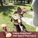 Dog Toys for Aggressive chewers, Dog chew Toy, Dog Toys Large Breed, Durable Dog Toys, Dog Toys to Keep Them Busy, Dog Toy with Beef Flavor