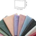 3 x Glitter Tulle Fabric 56 Inch by 5.5 Yards Fabric Tulle Bolt for Wedding Christmas Decorations DIY White Tutu Baby Shower Table Skirt Ceiling Decor Birthday Party Craft Supplies-Purple