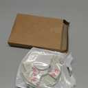 2-Pack Wall Split Flange, for 0.8 Inch/20mm OD Pipe ABS Escutcheon Plate Round Self-Adhesive Plumbing Cover Plates for Water Pipe/Faucet [Silver Tone]