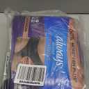 Always Discreet Boutique Incontinence and Postpartum Underwear for Women, Maximum Protection, Large, Black, 18 Count