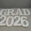 Graduation Decorations 2026 Deals - 8 LED Marquee Light Up Letters 'GRAD 2026' - Class of 2026 Ornaments Sign for Kindergarten High School College Wall Table Centerpieces Decor Party Supplies