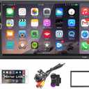 Car Stereo Double Din Bluetooth Car Radio 7 Inch MP5 Player HD Touch Screen FM Radio Audio Receiver AUX in USB TF Card Input UNITOPSCI Multimedia Player Mirror Link with Backup Camera