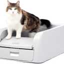 PetSafe ScoopFree Clumping Self-Cleaning Litter Box - Automatic Electric Litter Box with Integrated Health Counter - Mess-Free Waste Disposal - Odor-Free for Fresh Environment (1 unit (Pack of 1), Gray)