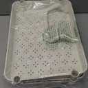 Baby Diaper Caddy, Plastic Movable Cart for Newborn Nursery Essentials Diaper Storage Caddy Organizer for Changing Table & Crib, Easy to Assemble, Beige