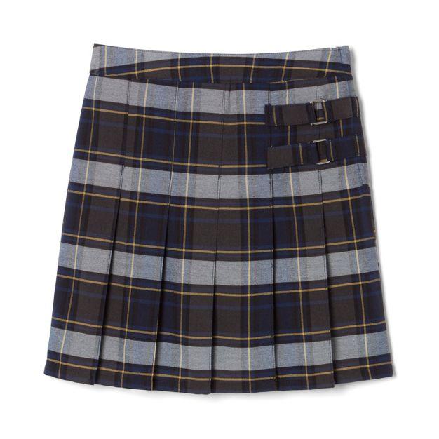 French Toast School Uniform Girls Plaid Pleated Two-Tab Scooter, Size Youth 5