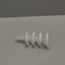 4pc 25mm Oval Flanges Shields Built-in Soft Edges Compatible with Medela/Lansionh Pumps, Replacement Parts for Pump in Style, Symphony, Swing Maxi, Harmony and Personalfit Flex Connector